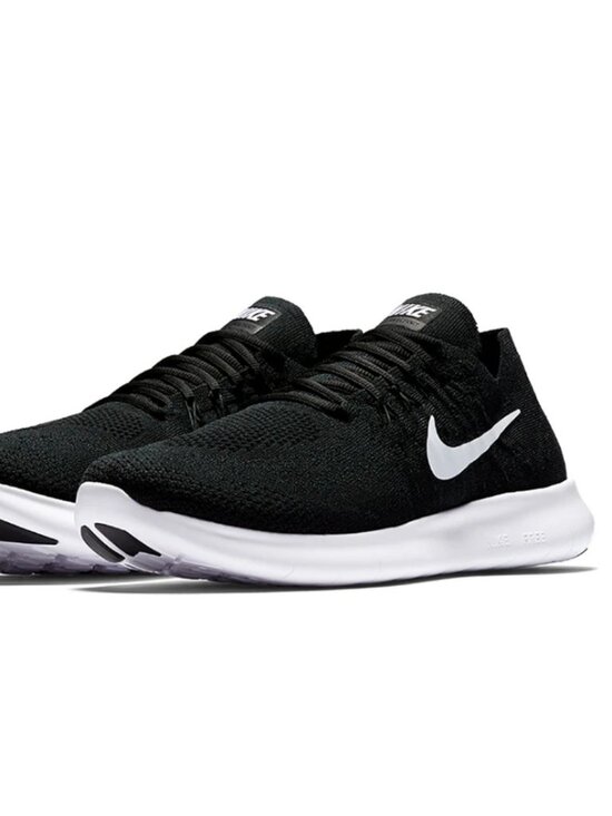 Nike Free RN Flyknit 2017 Men’s Size 10 US 44 EUR Black White 880843-001 NEW main image 5